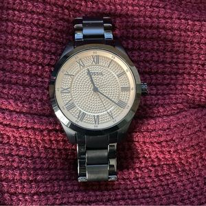 Women’s Black Fossil Watch